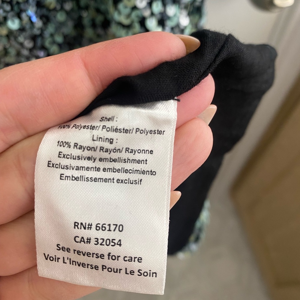Anthropologie Varun Bahl  NWT Sequin Embellished Embroidered Astronomy SZ 2 - Picture 7 of 9